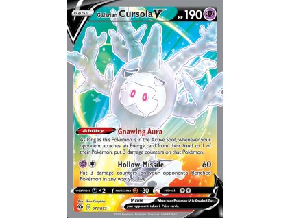 Galarian Cursola V  071/073 (Stav Near Mint (NM))