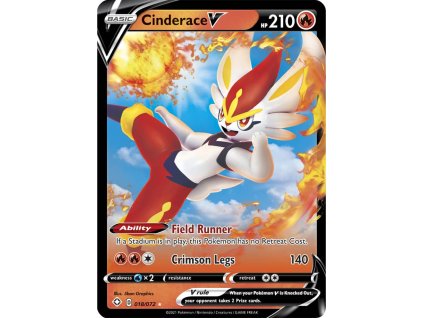 Cinderace V 018/072 (Stav Near Mint (NM))