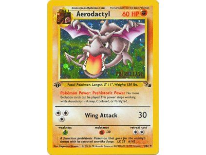 Aerodactyl 1/62 Prerelease (1st Edition)