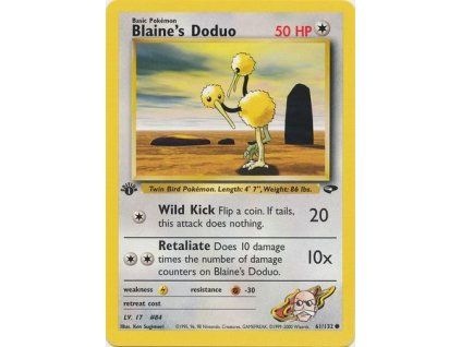 Blaine's Doduo 61/132 (1st Edition)