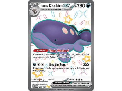 Paldean Clodsire ex 219/091
