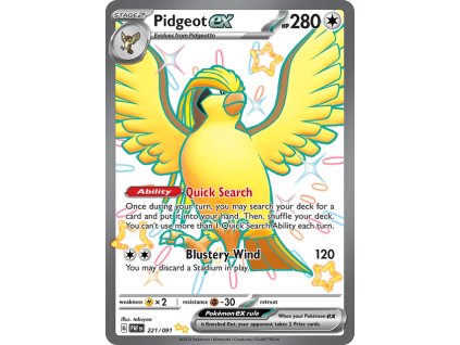 Pidgeot ex 221/091