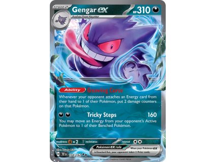 Gengar ex 104/162 (Stav Near Mint (NM))