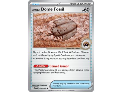 Antique Dome Fossil 152/165