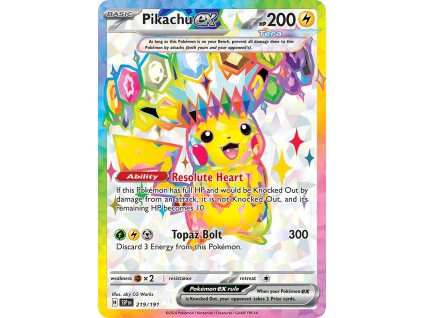 Pikachu ex 219/250