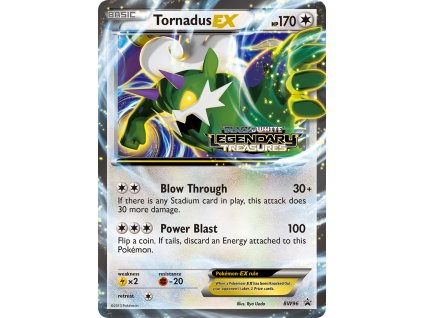 Tornadus EX BW96 (Staff Stamp)