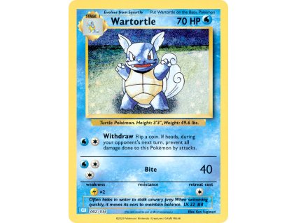 Wartortle 002/034