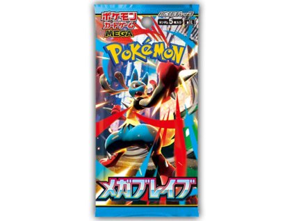 Pokémon TCG: Mega Evolutions - Mega Brave Booster Pack (Japonský)