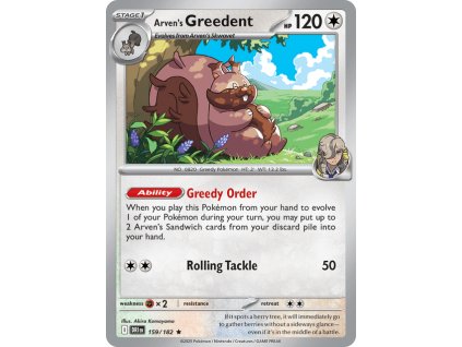 Arven's Greedent 159/182