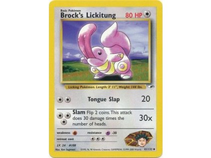Brock's Lickitung 41/132