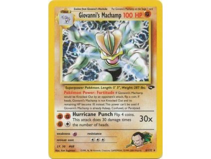Giovanni's Machamp 6/132
