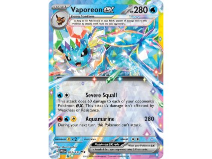 Vaporeon ex 023/131 (Prismatic Evolutions Stamp)