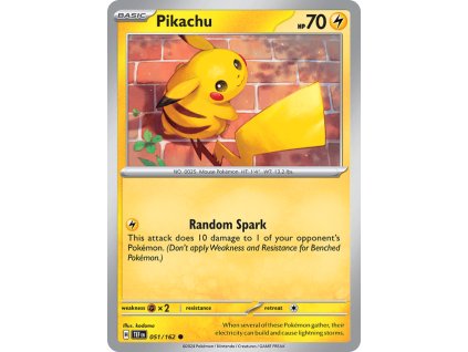 Pikachu 051/162 (Cosmos Holo)