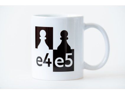 Šachový hrnček e4e5