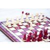 8745 7 drevene sachy timbela cervene
