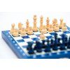 8942 8 magneticke drevene sachy mini modre