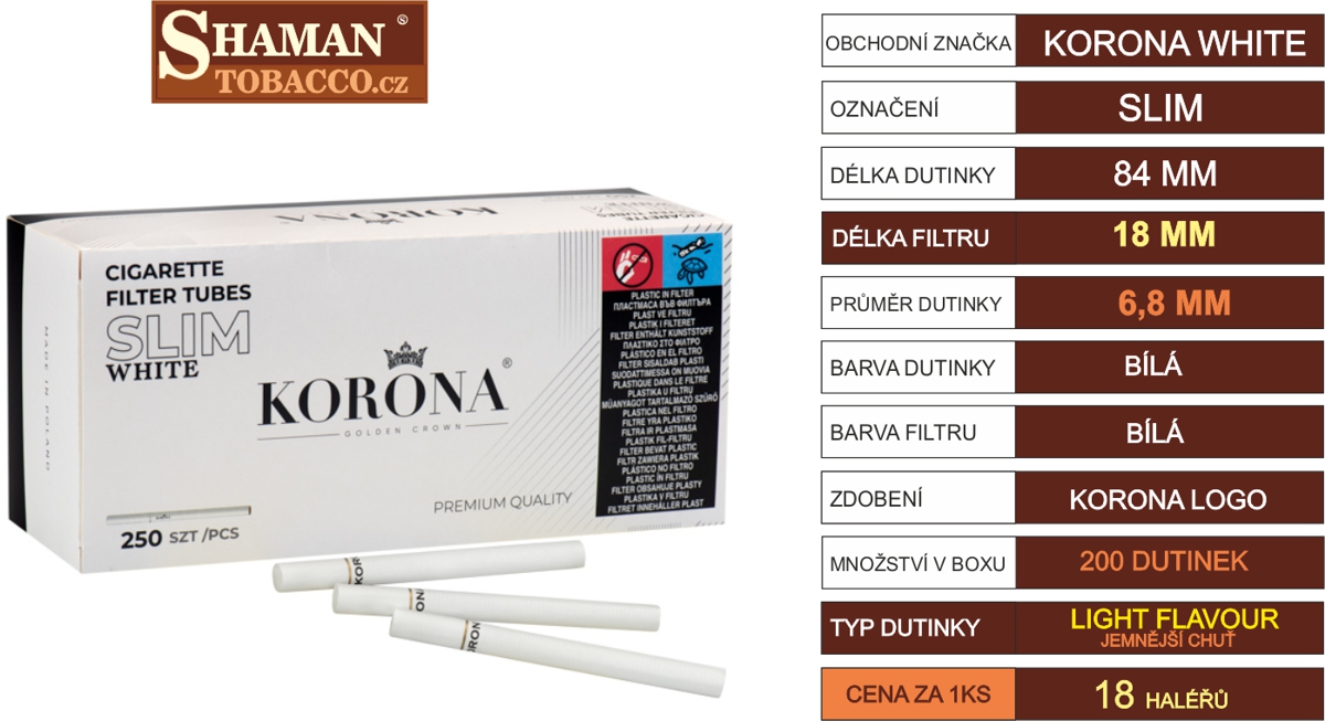 korona_white_slim_250_SHAMANTOBACCO.cz_01