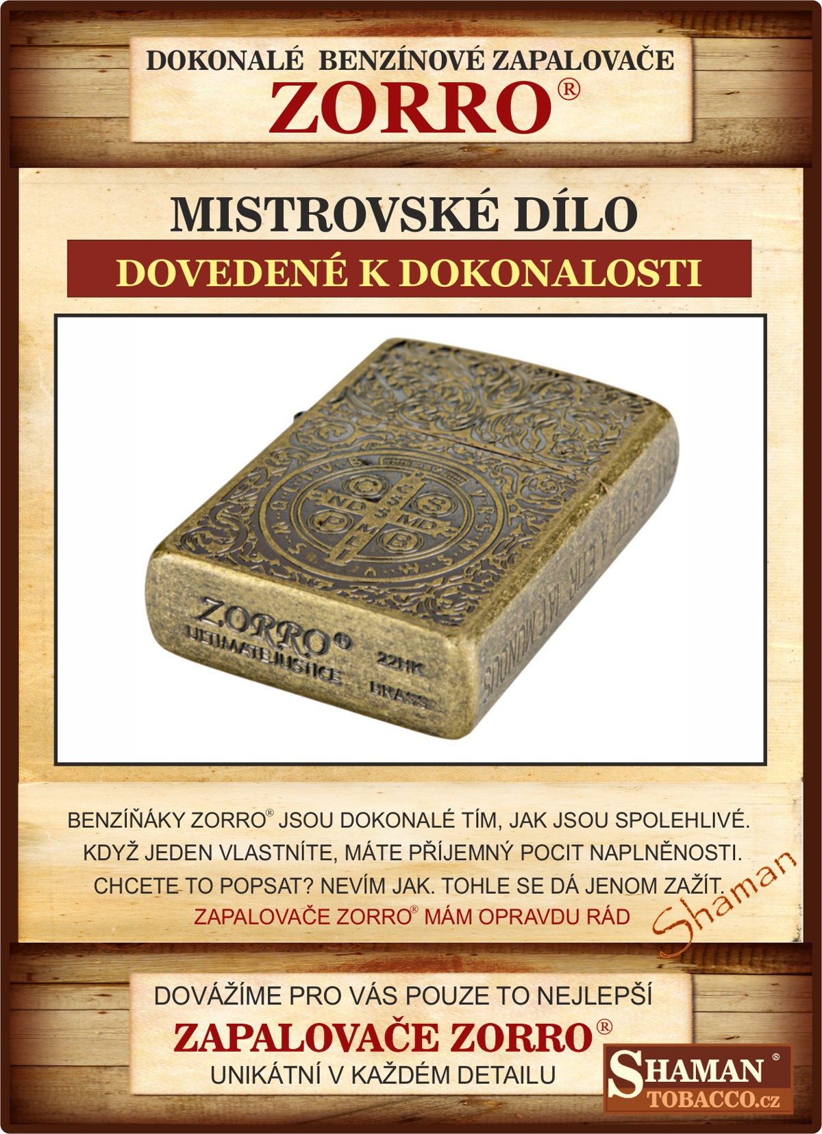banner_benzinovy_zapalovac_ZORRO_mistrovske_dilo_SHAMANTOBACCO.cz_01