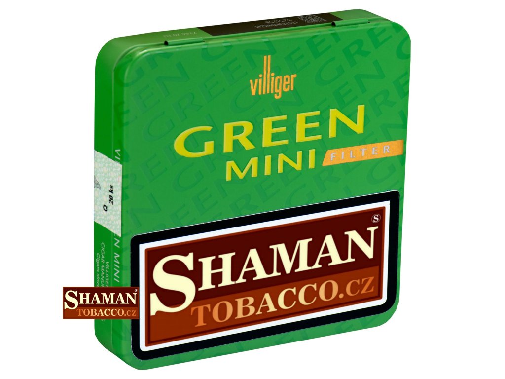 doutnicky villiger green mini filter 20ks SHAMANTOBACCO.cz 01