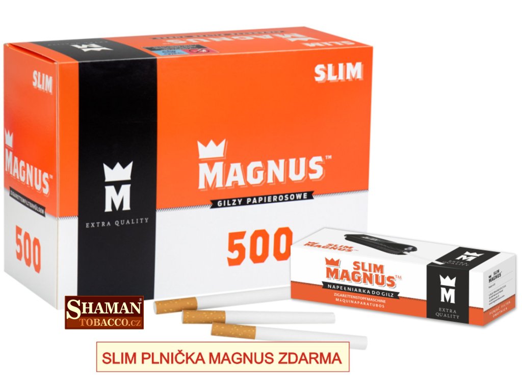 dutinky magnus 500 slim filter 20mm darek slim plnicka magnus SHAMANTOBACCO.cz 011