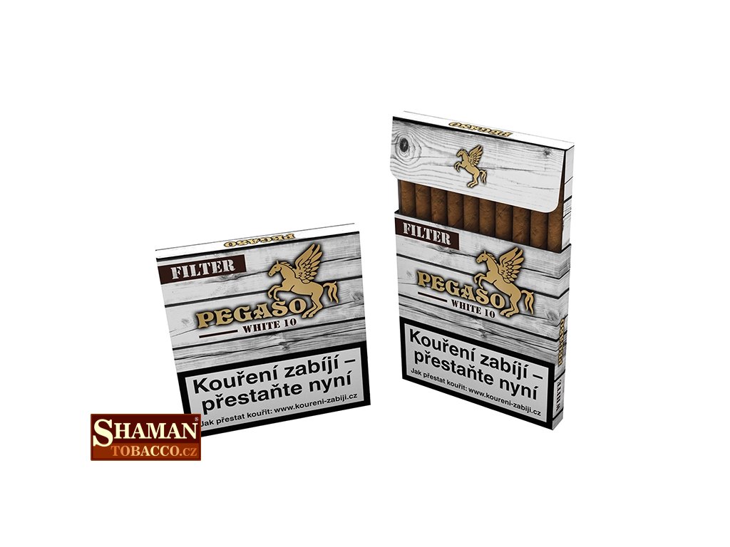 Pegaso Cigarillo Filter White 10ks