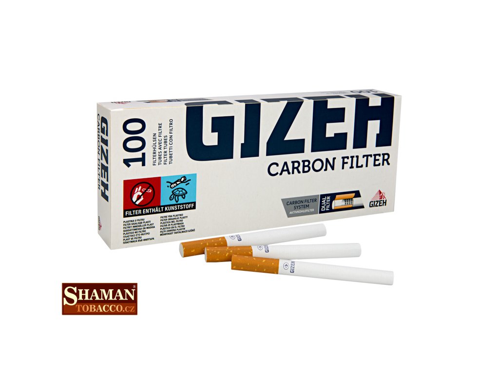 Dutinky GIZEH Carbon Filter 15mm 100ks