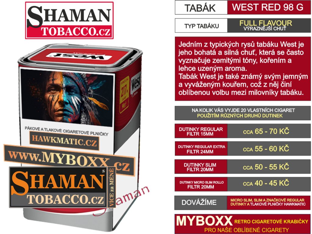 west red 98g shamantobacco.cz 013