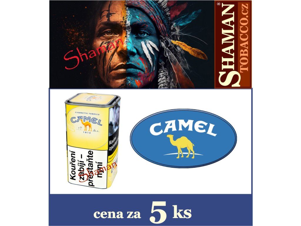 5x Camel 110g cigaretový tabák (550g) - SHAMANTOBACCO.cz
