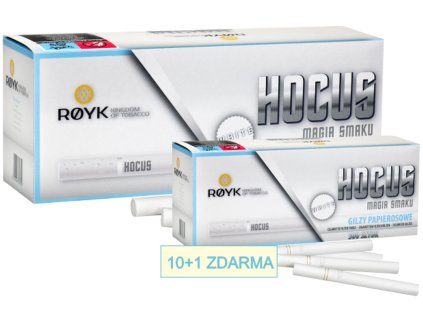 10+1 zdarma dutinky hocus 500ks white SHAMANTOBACCO.cz 021