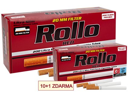 10+1 zdarma dutinky rollo slim red SHAMANTOBACCO.cz 011