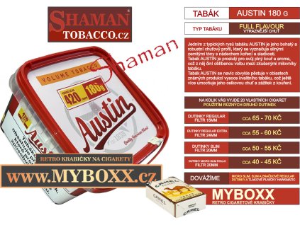 popis tabak AUSTIN 180g 01211
