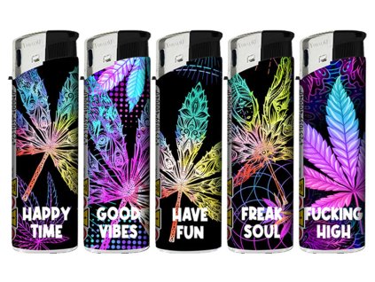 plnitelny piezzo zapalovac HAPPY VIBES Collection SHAMANTOBACCO.cz 01