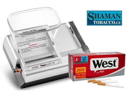 powermatic IV silver dutinky west red SHAMANTOBACCO.cz 011