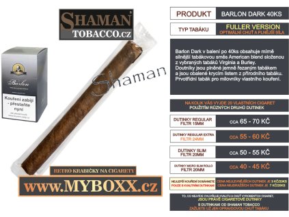 popis tabak 1ks barlon dark 40ks 02