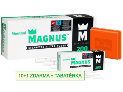 dutinky magnus 200 menthol filter 15mm darek tabaterka magnus SHAMANTOBACCO.cz 011