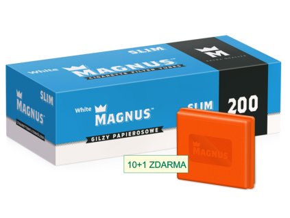 dutinky magnus 200 slim white filter 20mm darek tabaterka magnus SHAMANTOBACCO.cz 01