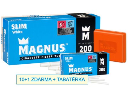 dutinky magnus 200 slim white filter 20mm darek tabaterka magnus SHAMANTOBACCO.cz 012