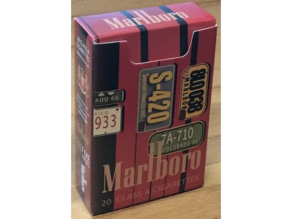 RETRO obal na krabičku cigaret MYBOXX MARLBORO USA SIGNS