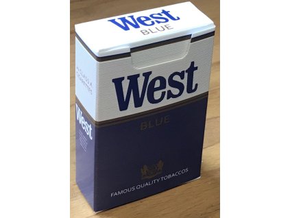 RETRO obal na krabičku cigaret MYBOXX WEST BLUE