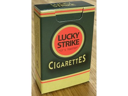 RETRO PROFI obal na krabičku cigaret MYBOXX LUCKY STRIKE GREEN