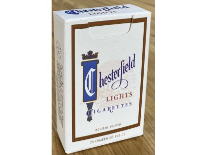 RETRO PROFI obal na krabičku cigaret MYBOXX CHESTERFIELD BLUE