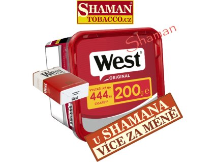 popis tabak WEST red 200g VICEzaMENE 01