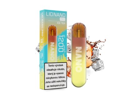 Elektronická cigareta LIO NANO PRO ICE TEA - 16mg - 1200 potahů