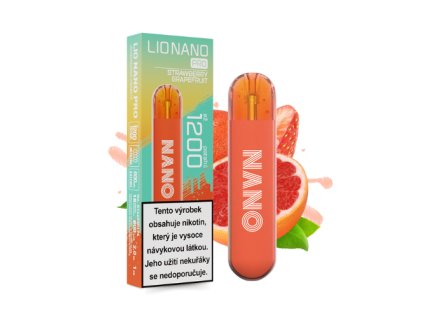 Elektronická cigareta LIO NANO PRO STRAWBERRY GRAPEFRUIT - 16mg - 1200 potahů