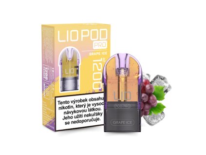 LIO POD PRO - Grape Ice 16mg - 1200 potahů!
