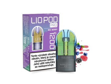 LIO POD PRO - Mix Berry 16mg - 1200 potahů!