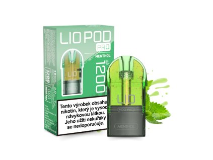 LIO POD PRO - Menthol 16mg - 1200 potahů!