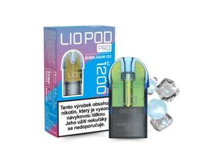 LIO POD PRO - Bubblegum Ice 16mg - 1200 potahů!