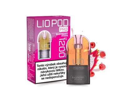 LIO POD PRO - Raspberry Pitaya 16mg - 1200 potahů!