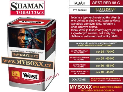 west red 98g shamantobacco.cz 013